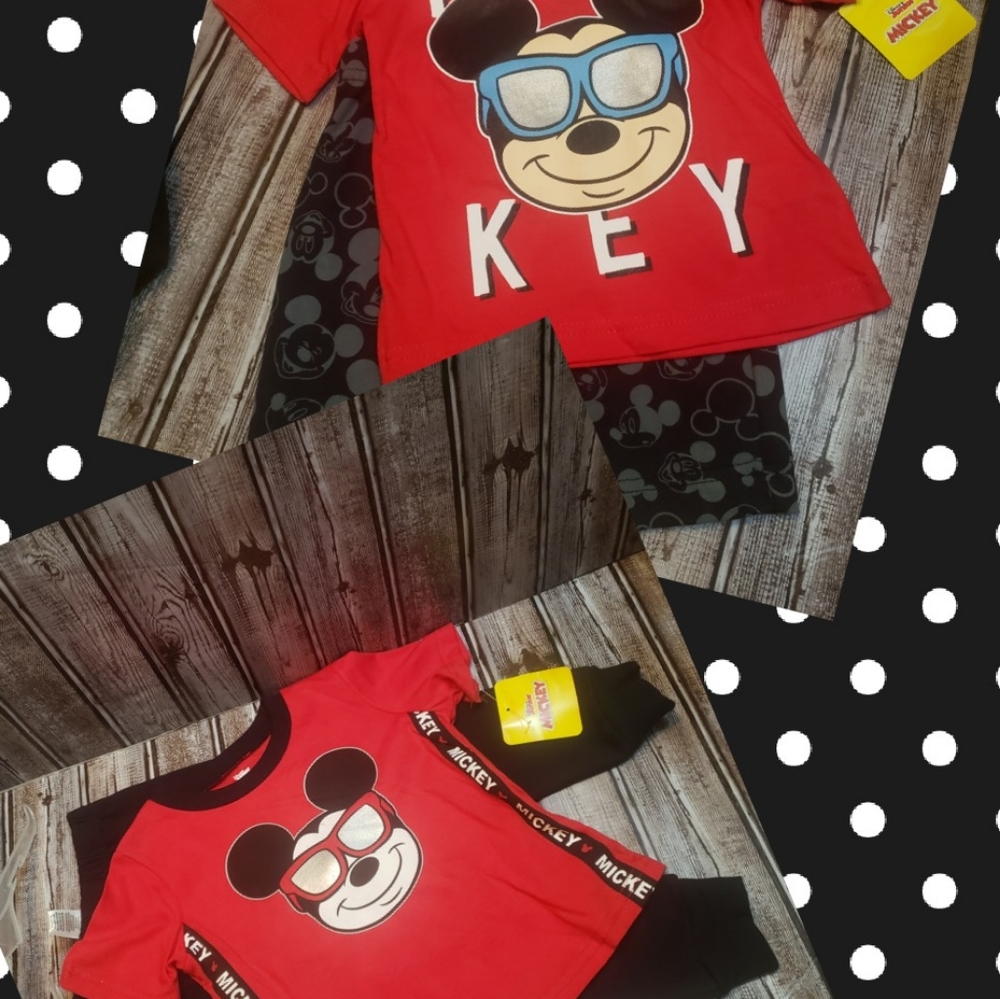 2 Disney Mickey Mouse outfit